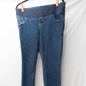 Old navy Rockstar super skinny low panel maternity jeans size 14